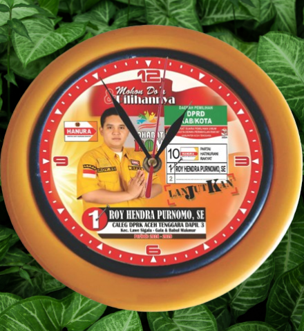 Jam orange hanura 25 cm