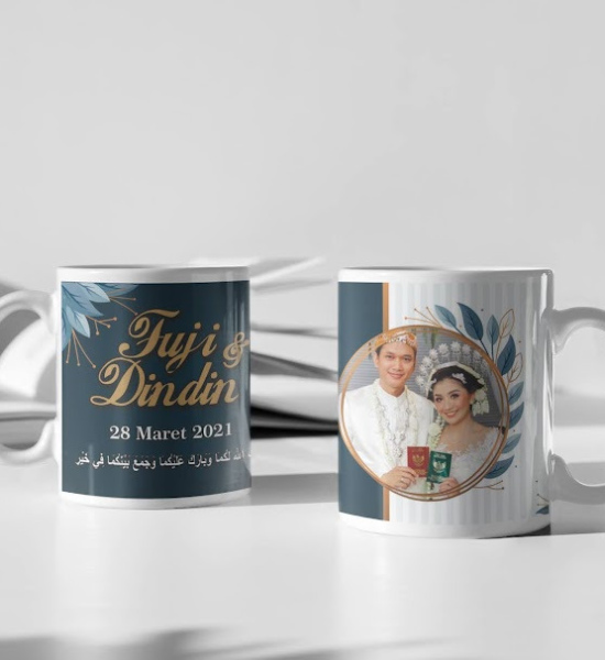Souvenir Mug Pernikahan Photo