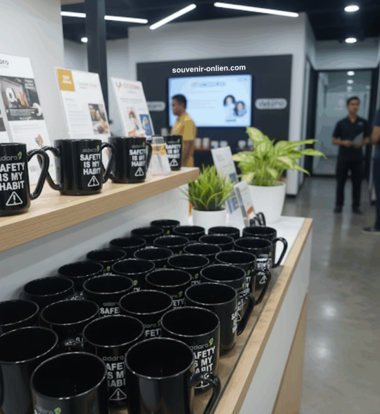 Mug Kaki Full Hitam Decal 